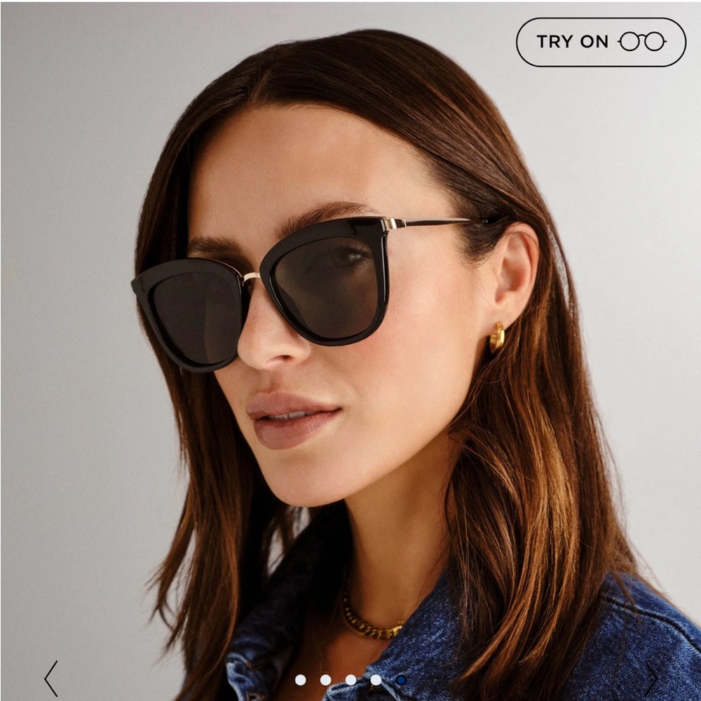 Le Specs Caliente Brown and Pink Mirror Cat Eye Sunglasses